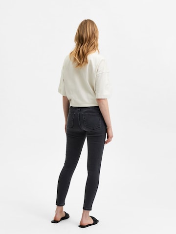 SELECTED FEMME Skinny Jeans 'SOPHIA' i grå