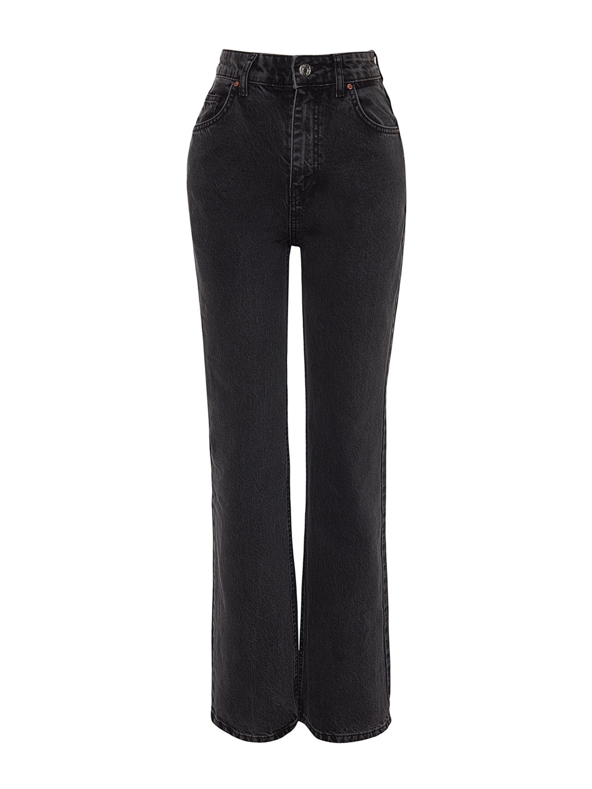 Jean Trendyol en gris : devant