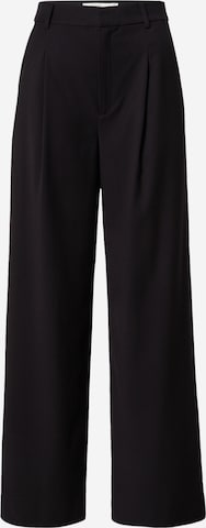 Gestuz Wide Leg Laskoshousut 'PaulaGZ' värissä musta: etupuoli