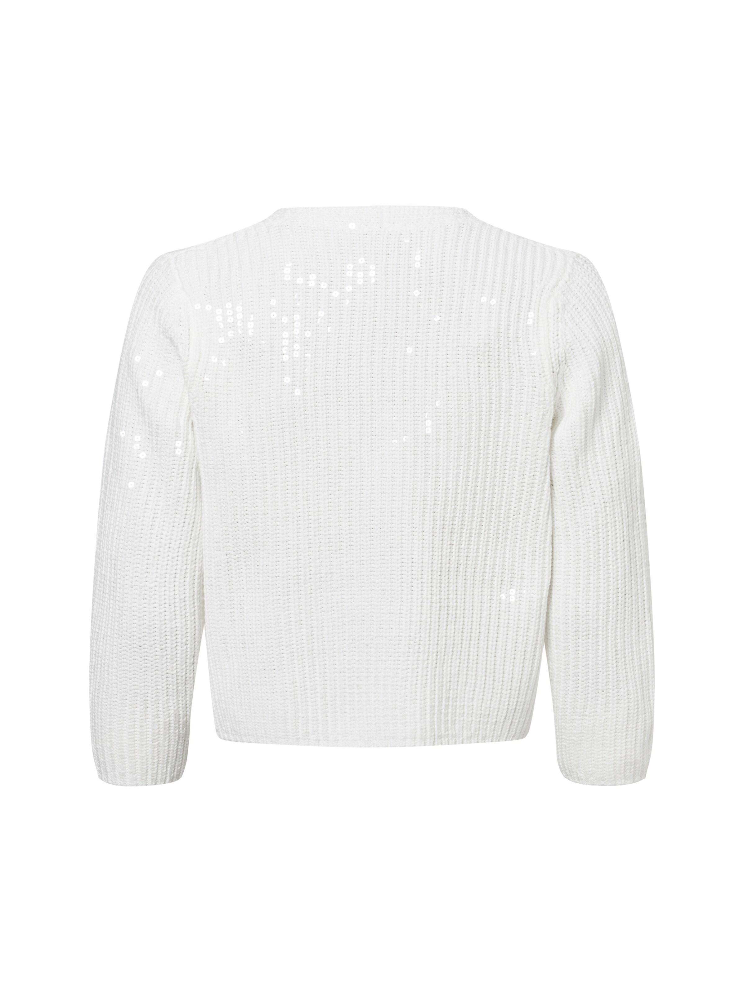 COMMA Strickhülle ' ' in Weiß