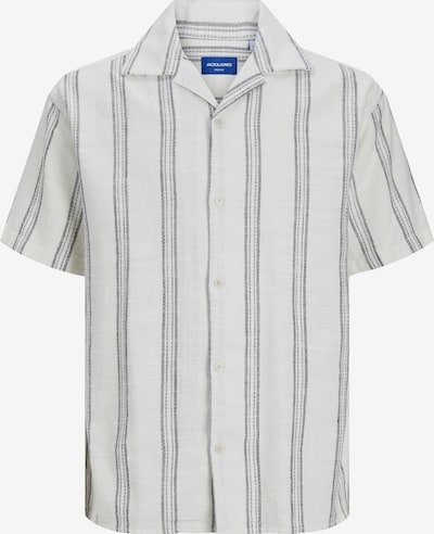 JACK & JONES Button Up Shirt 'Cabana' in Black / White, Item view