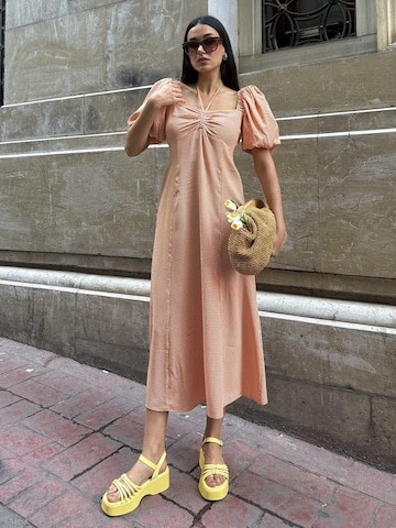 For You Moda Jurk in Oranje