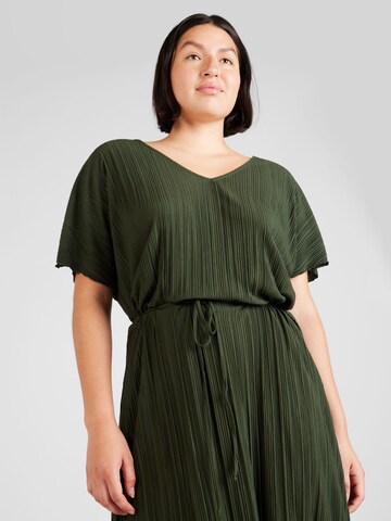 ONLY Curve Sukienka 'FINA' w kolorze zielony