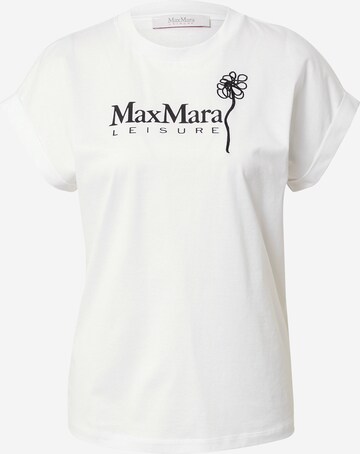 Max Mara Leisure - Camiseta 'BOLIVAR' en blanco: frente