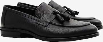 Desa Moccasins 'Slipper' in Black: front