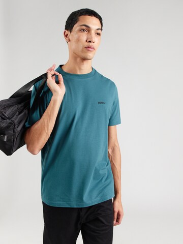 BOSS Shirt in Groen: voorkant