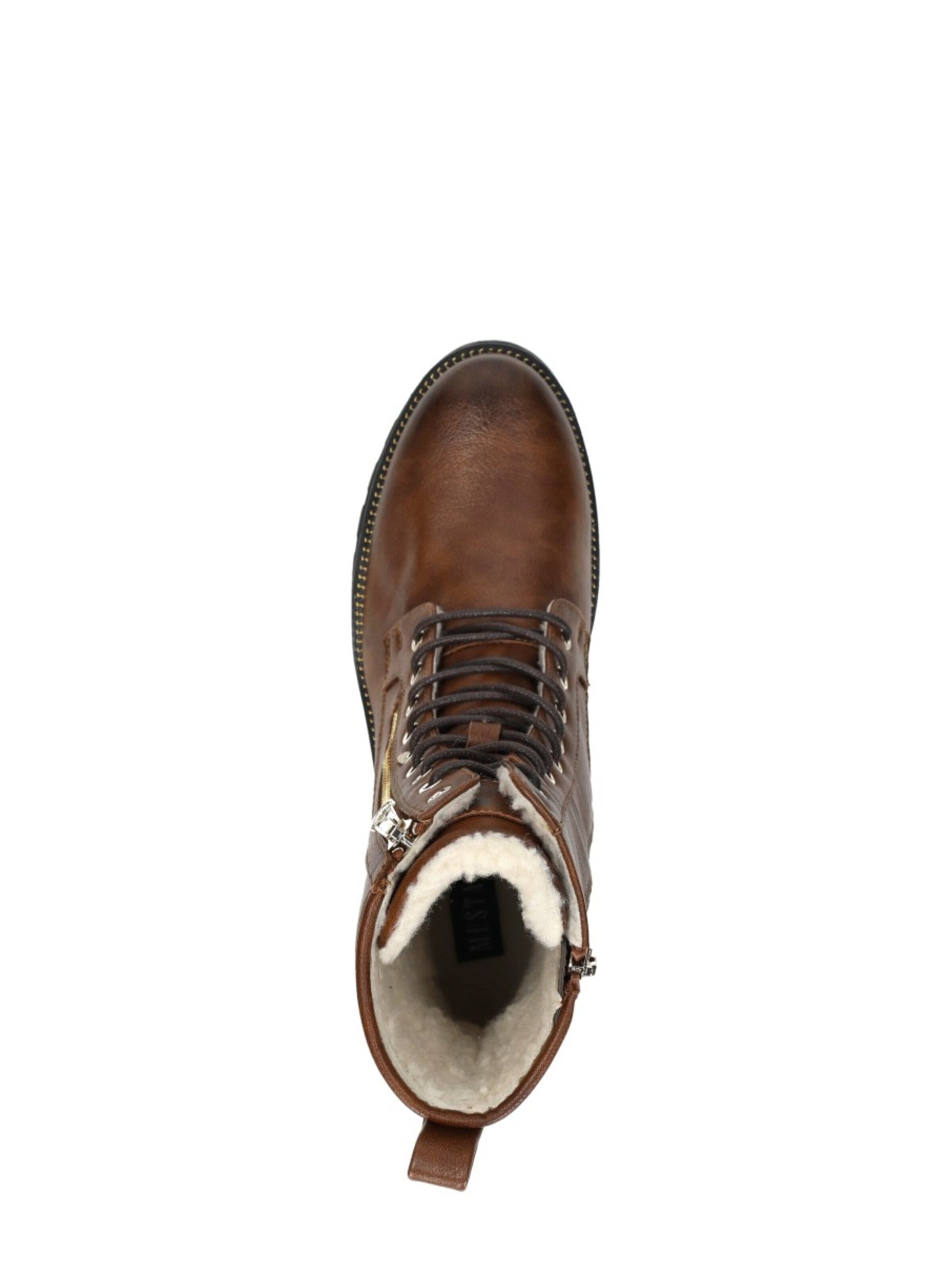 Chaussure à lacets 'Veterschoenen Hoog' MUSTANG en marron
