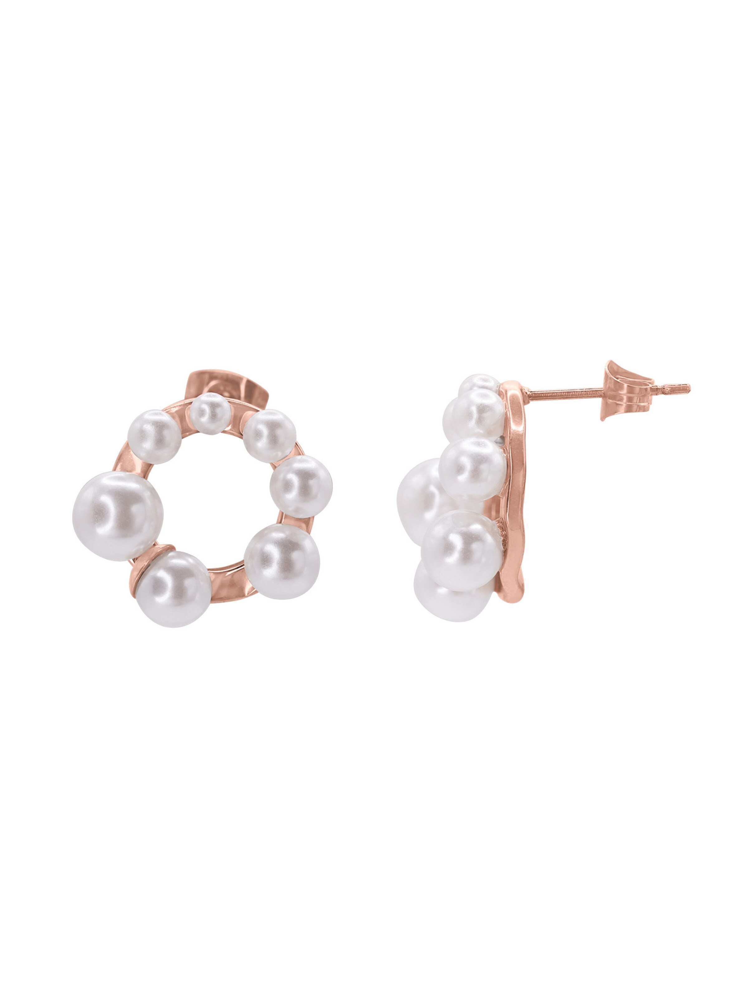 Heideman Ohrringe 'Manius' in rosegold, Produktansicht