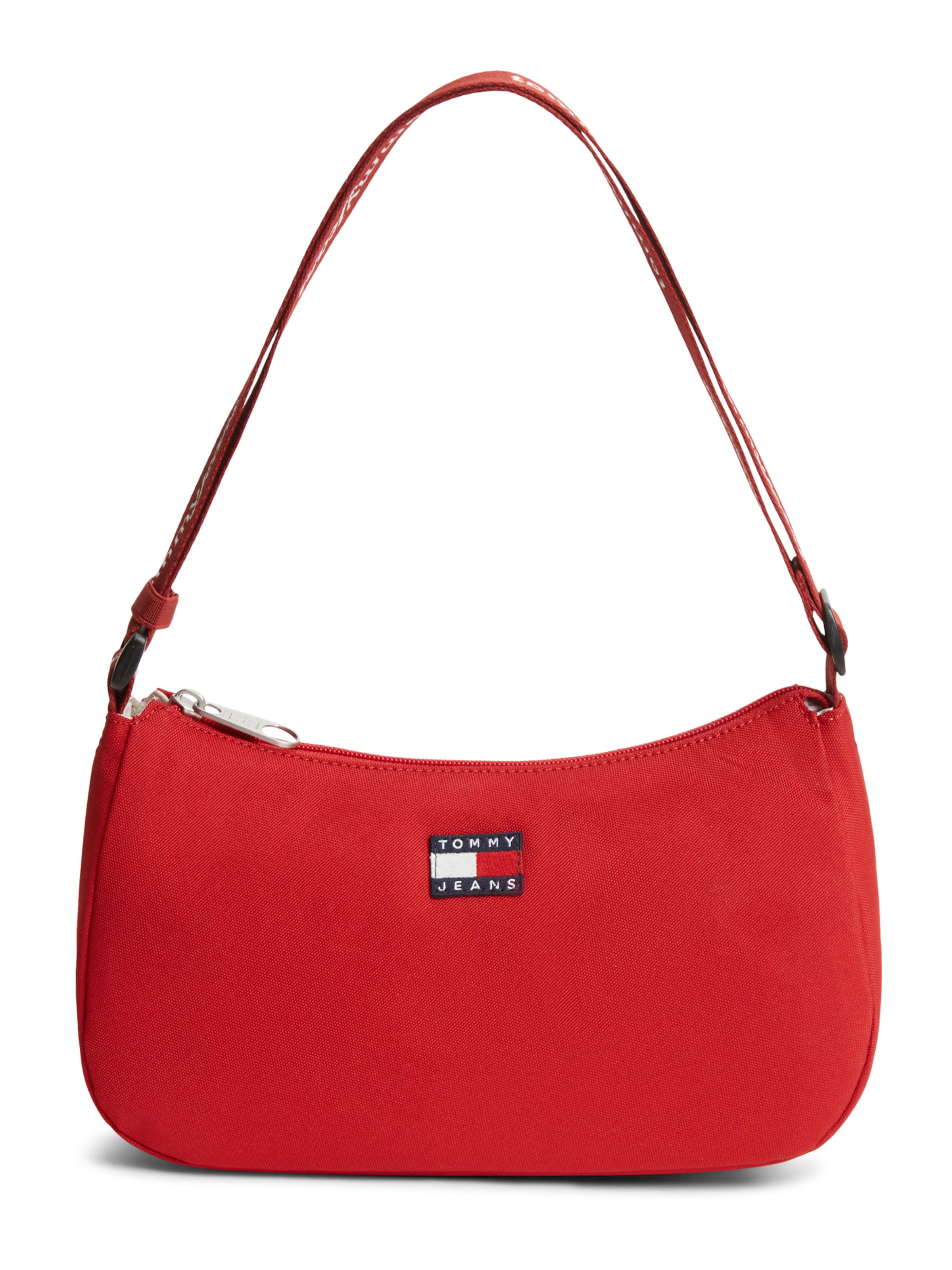 Sac bandoulière 'ESS DAILY' Tommy Jeans en rouge : devant