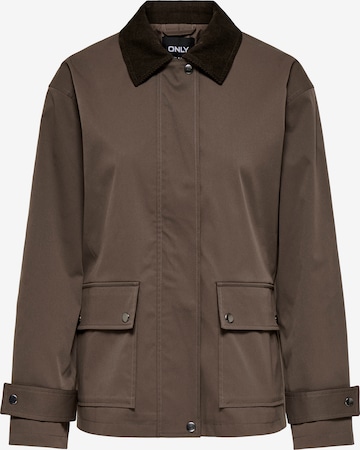 ONLYPrijelazna jakna 'ONLEVELYN' - smeđa boja: prednji dio