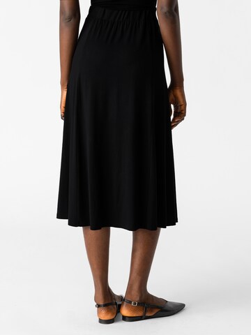 Les Lunes Rok 'Sienna' in Zwart