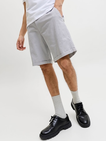 Regular Pantalon chino 'JPSTFURY' JACK & JONES en gris