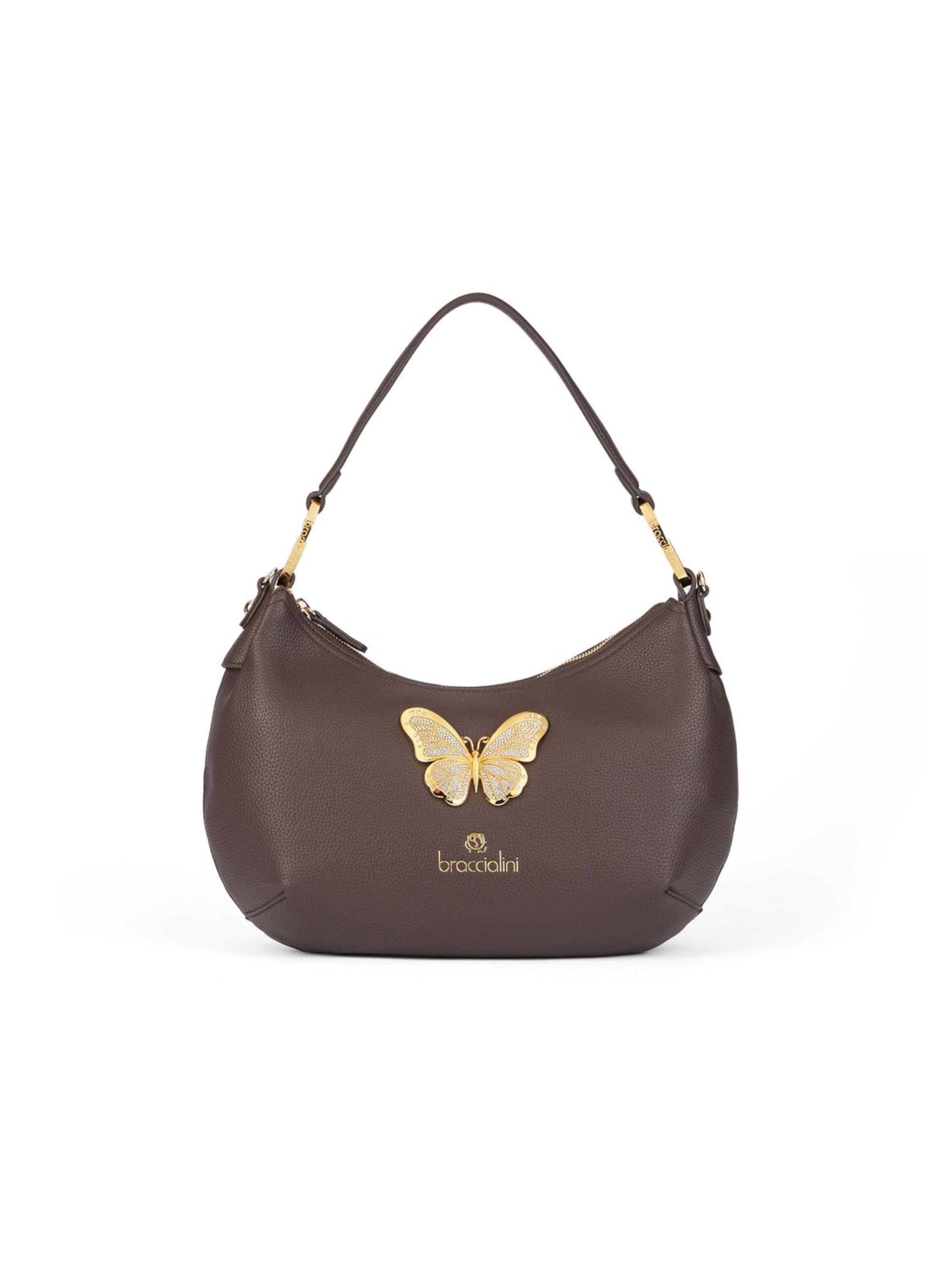 Braccialini Handtasche 'Beth Jewels'‌‌‌‌‌‌‌‌‌ in Braun