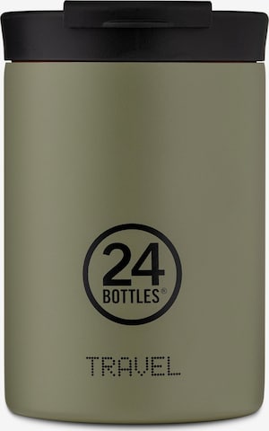 24Bottles Trinkflasche in Grün: Vorderseite