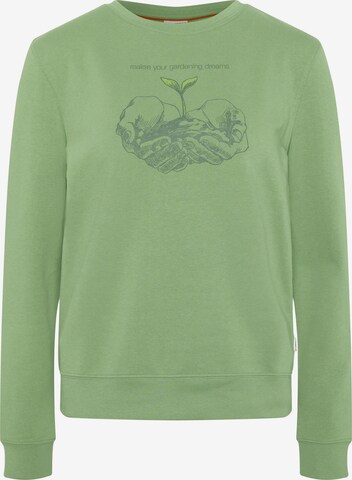 Gardena Sweatshirt in Grün: predná strana