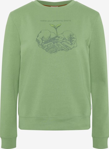 Gardena Sweatshirt in Green: front