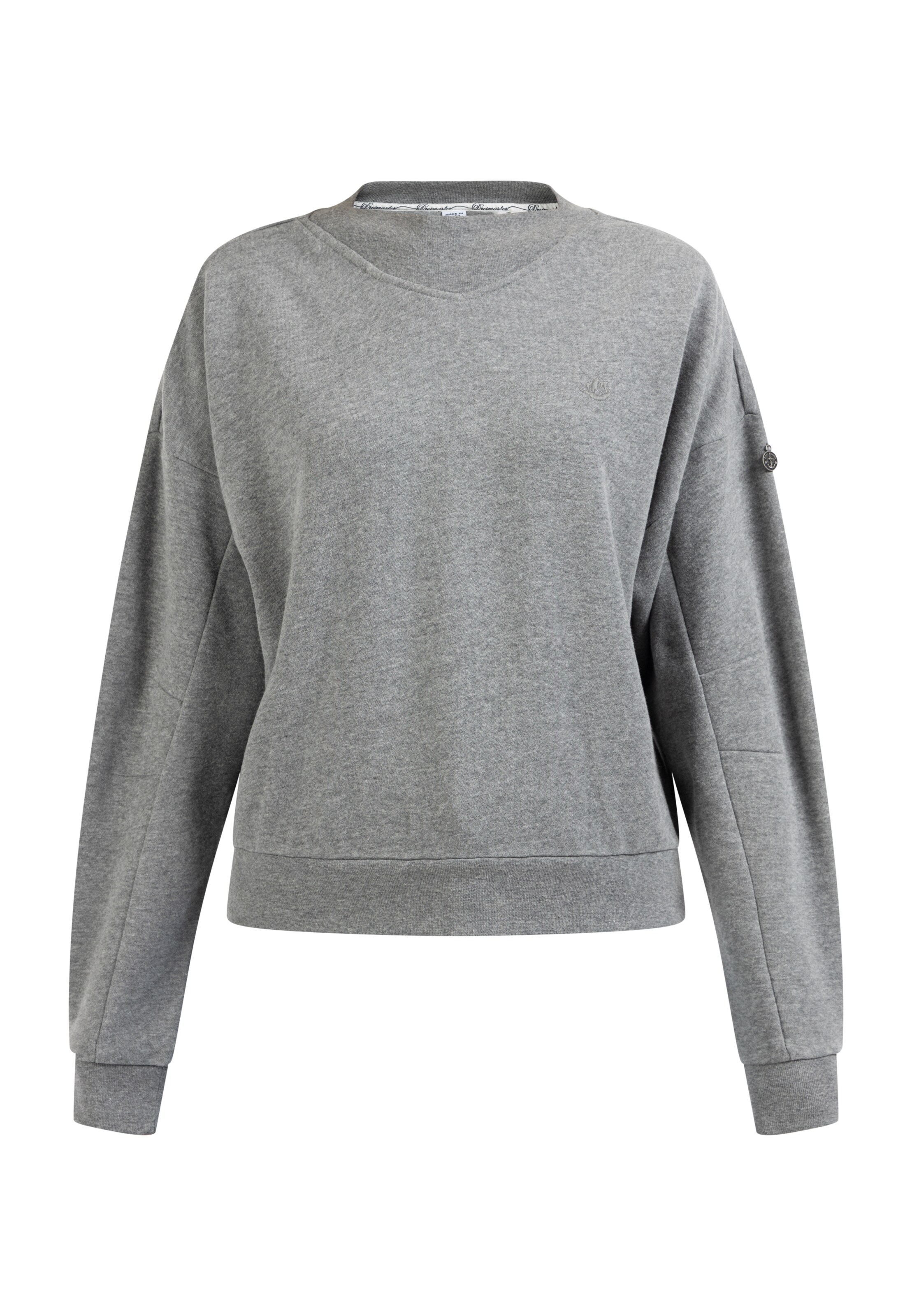 DreiMaster Vintage Sweatshirt 'Takelage' i grå: framsida