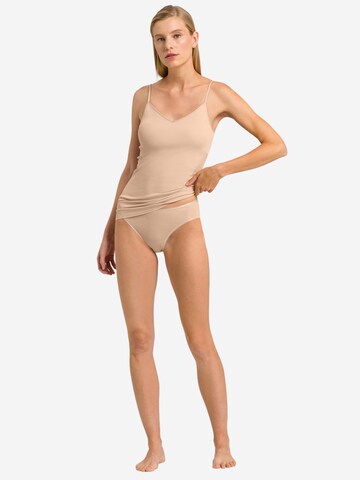 Hanro Panty 'Cotton Seamless' in Beige