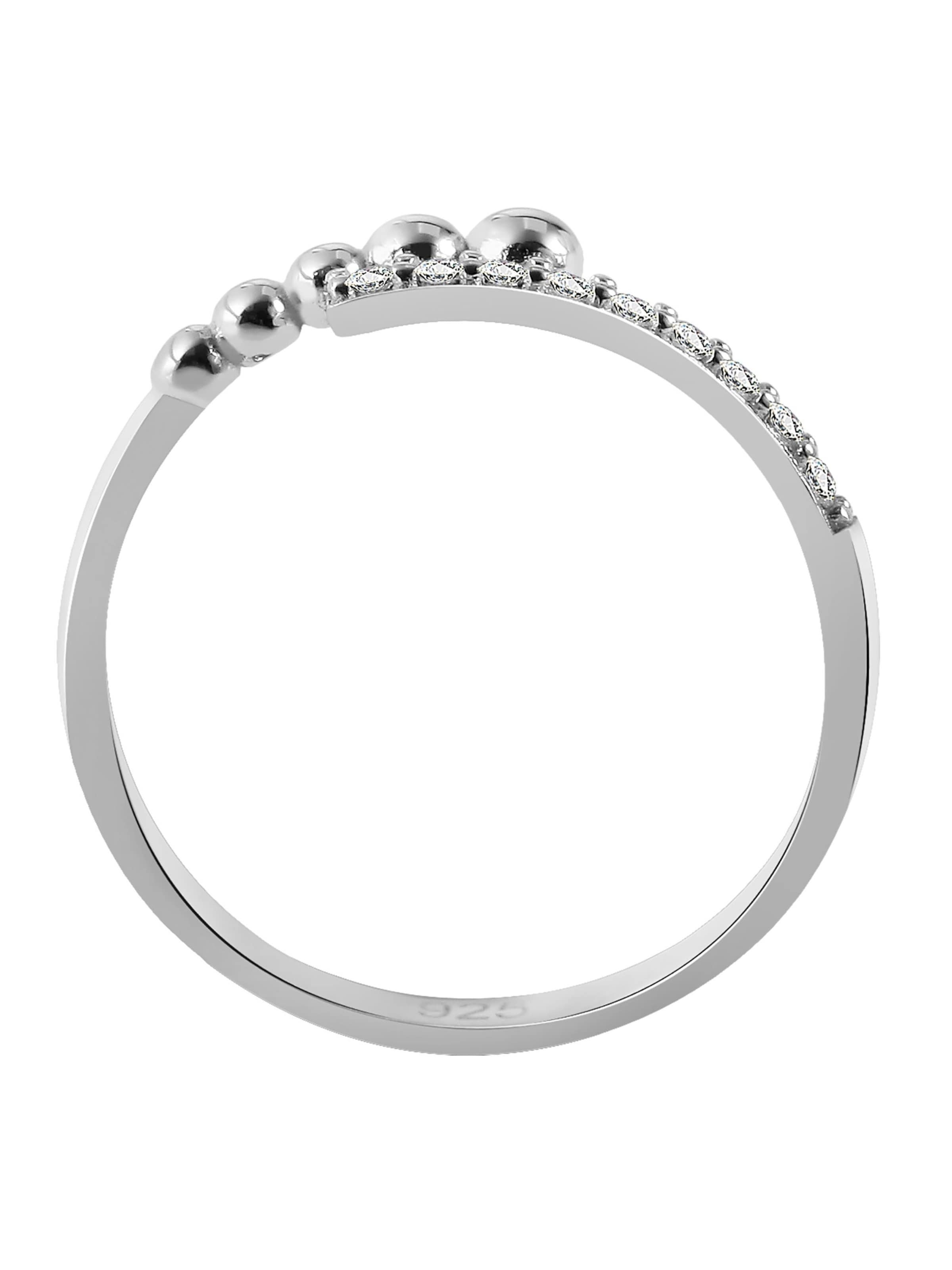 Akzent Ring 'Airin, 925 Sterlingsilber, langlebig' in Silver