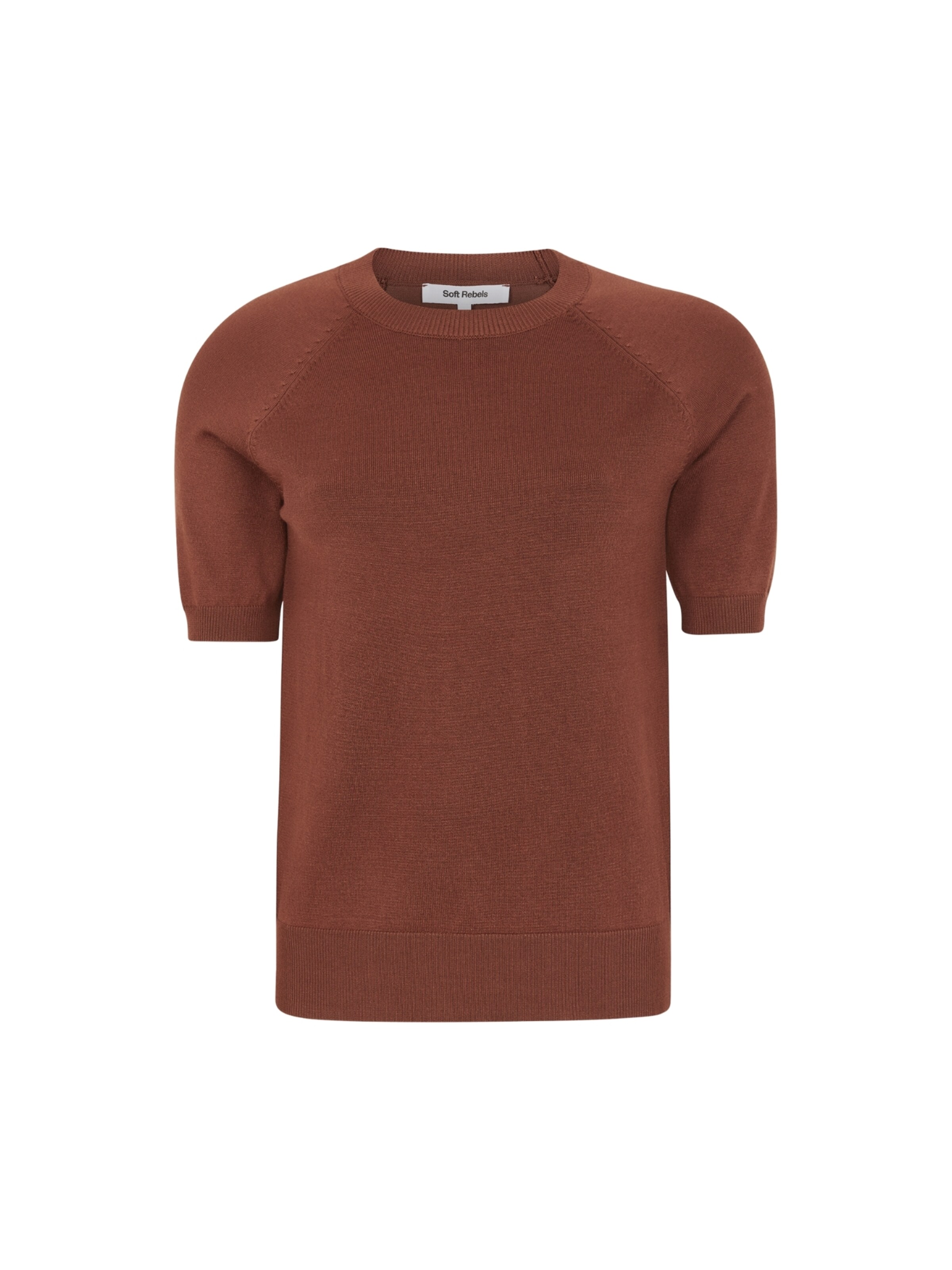 Soft Rebels Sweater 'Marla' in Brown: front