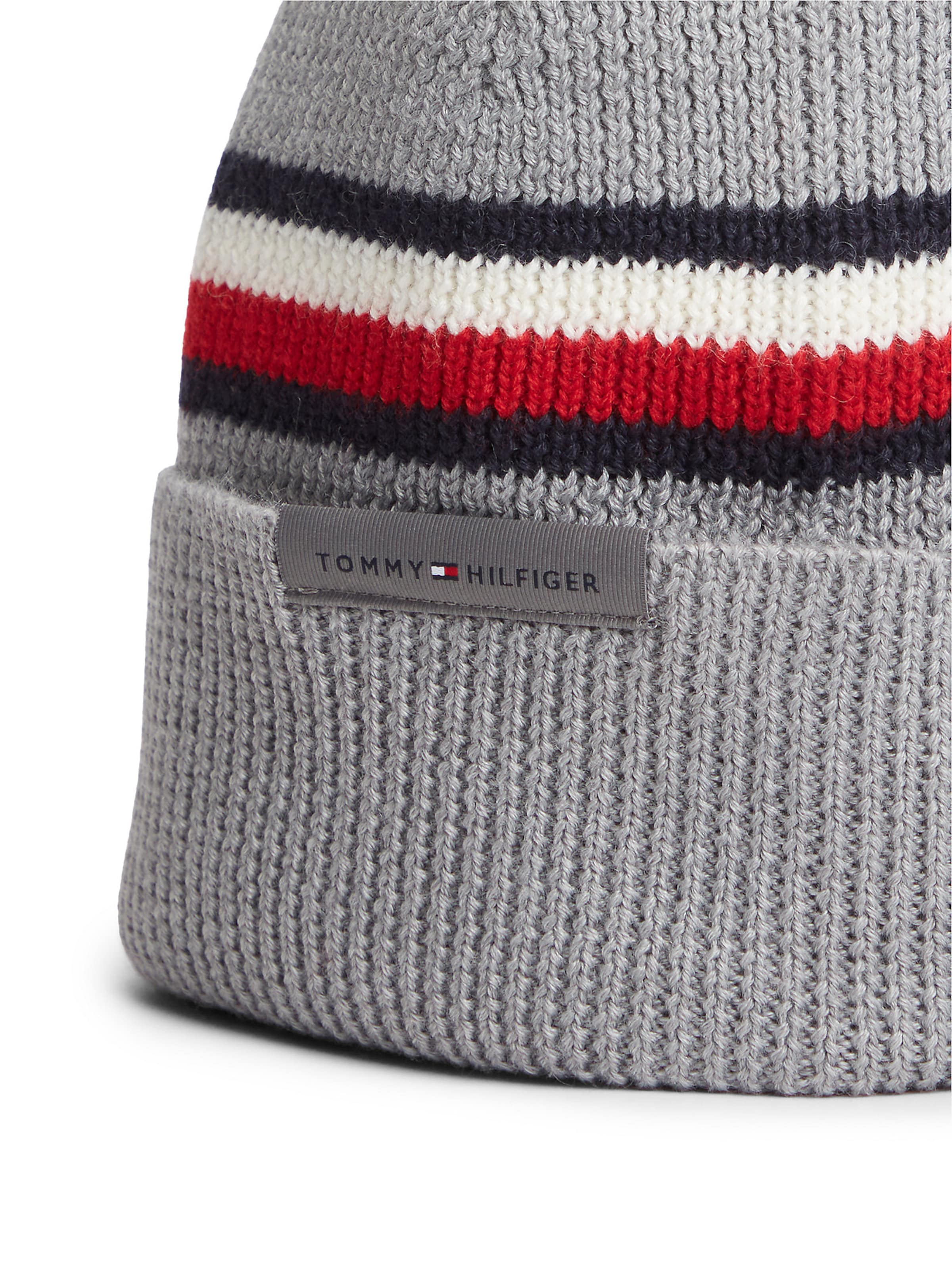 TOMMY HILFIGER Mütze in Grau