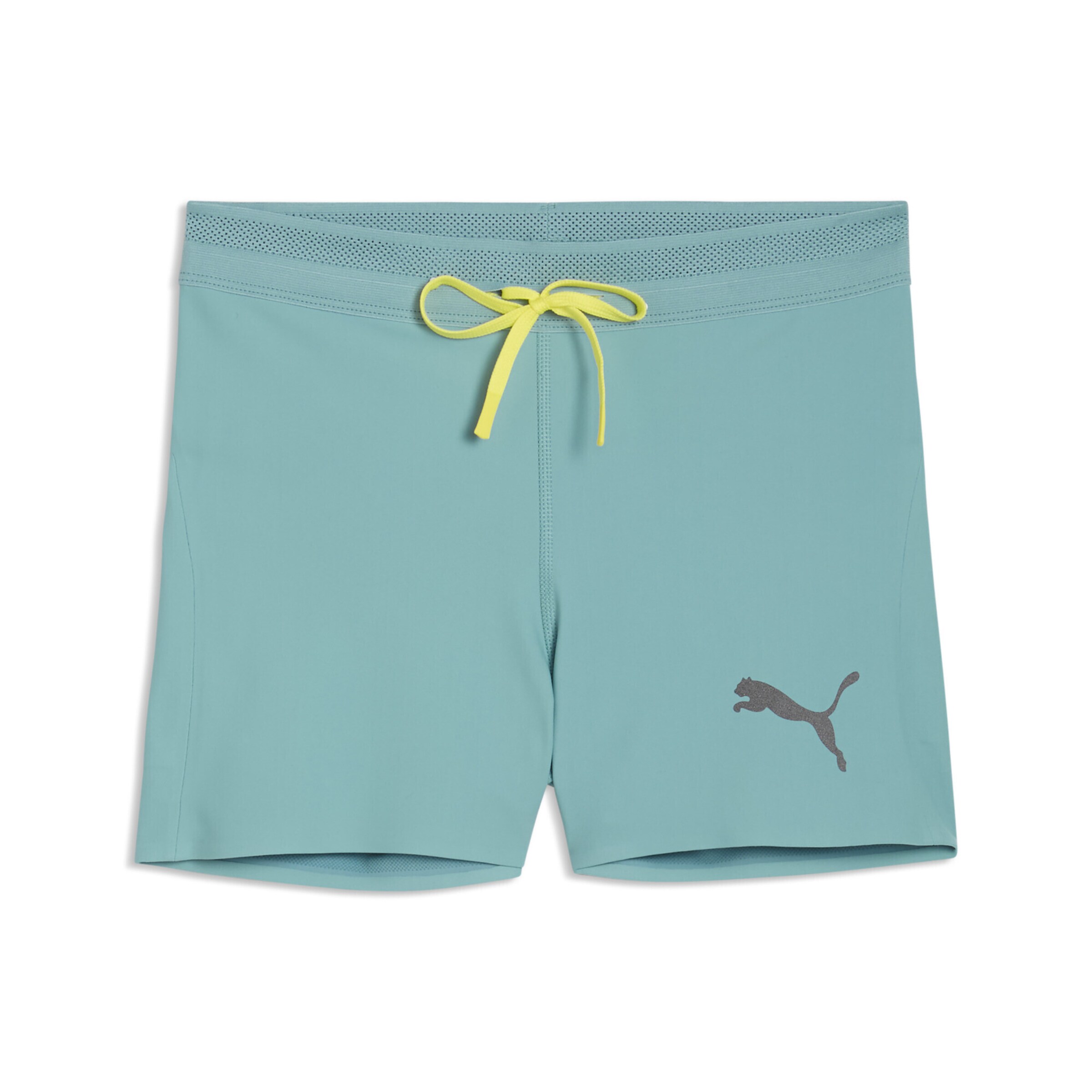 PUMA Pantalon de sport 'Lightspeed 3' en jaune / pétrole, Vue avec produit