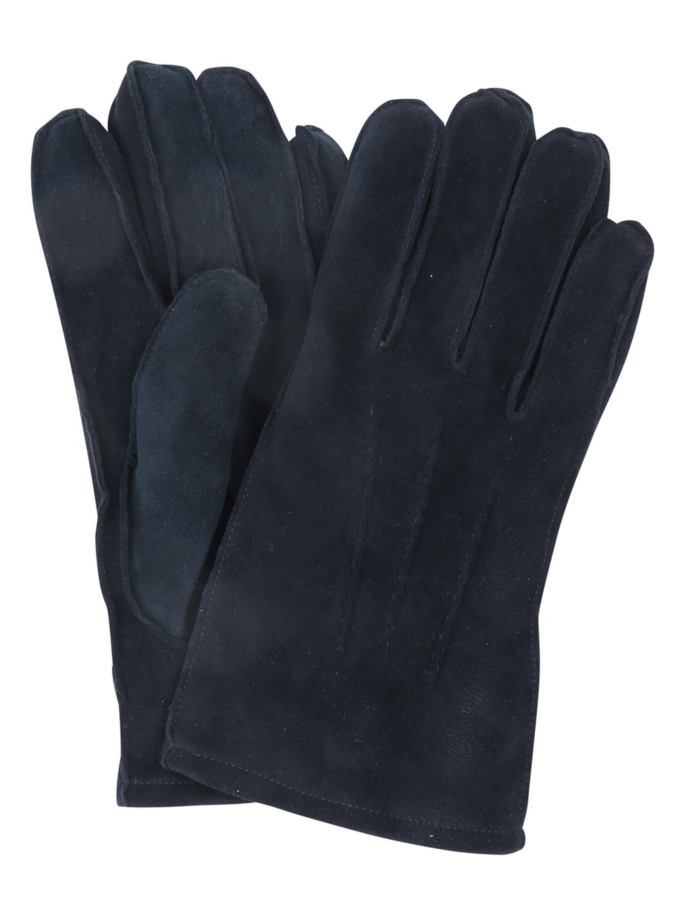 Suitable Full Finger Gloves in Blue: front