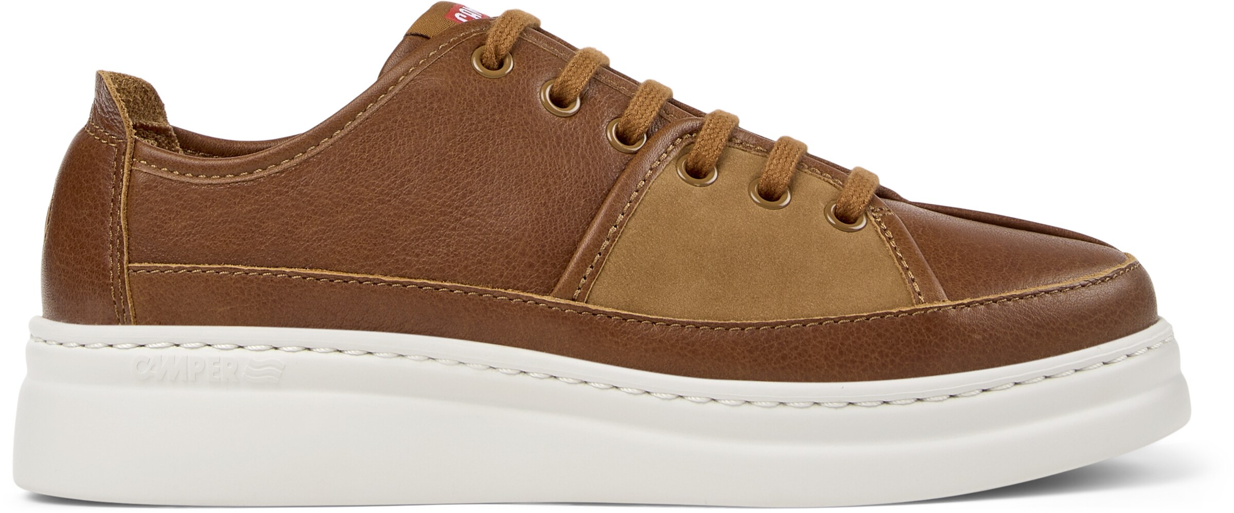 CAMPER Platform trainers 'Runner Up Twins' in Brown
