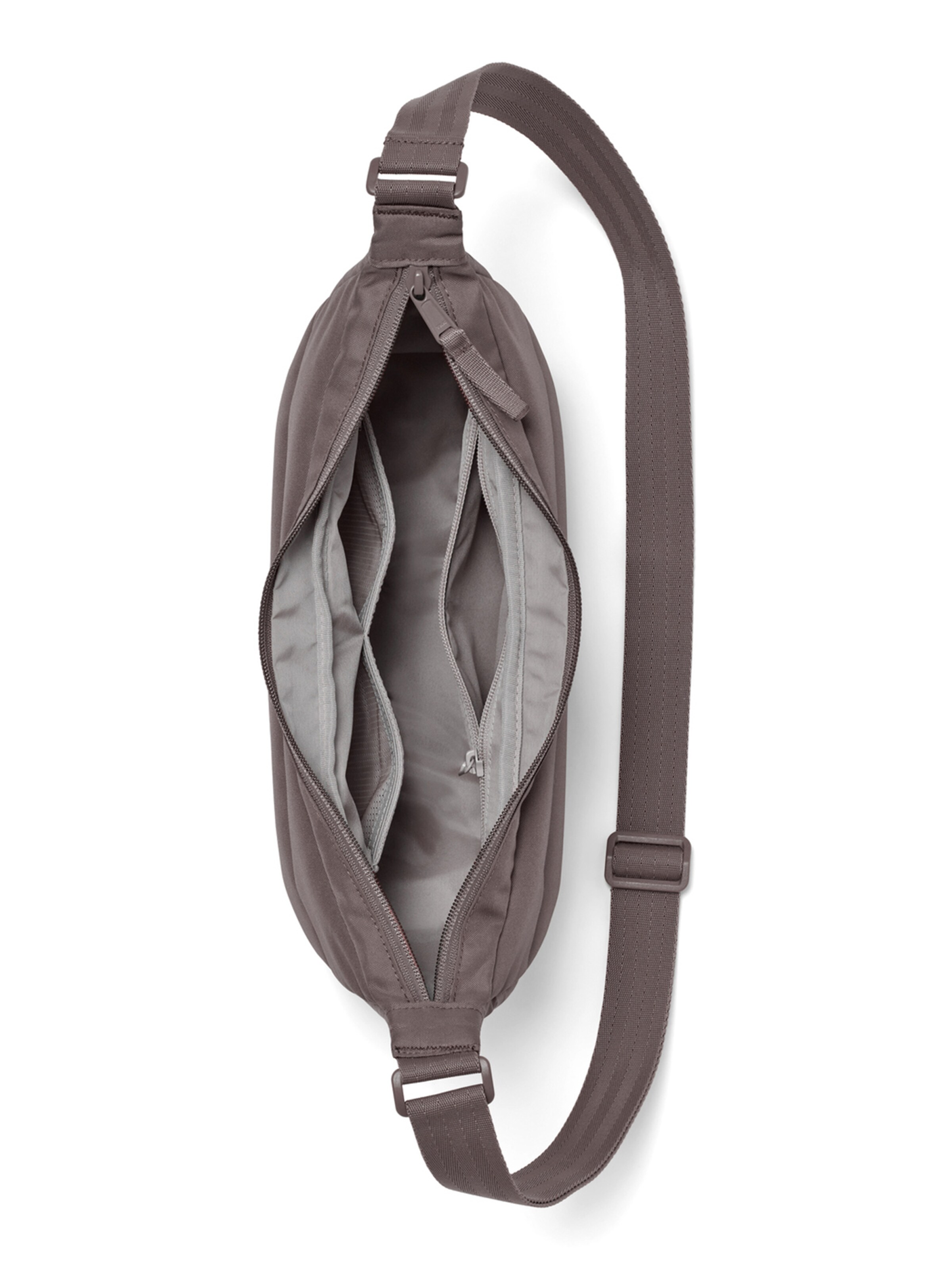 LARKSON Skuldertaske 'Emma Small' i brun: top