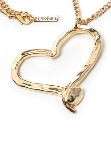 COLLEZIONE ALESSANDRO Necklace 'Herz Me' in Gold