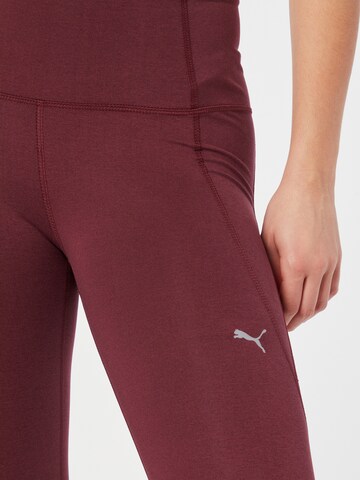 PUMA - Skinny Calças de desporto em roxo