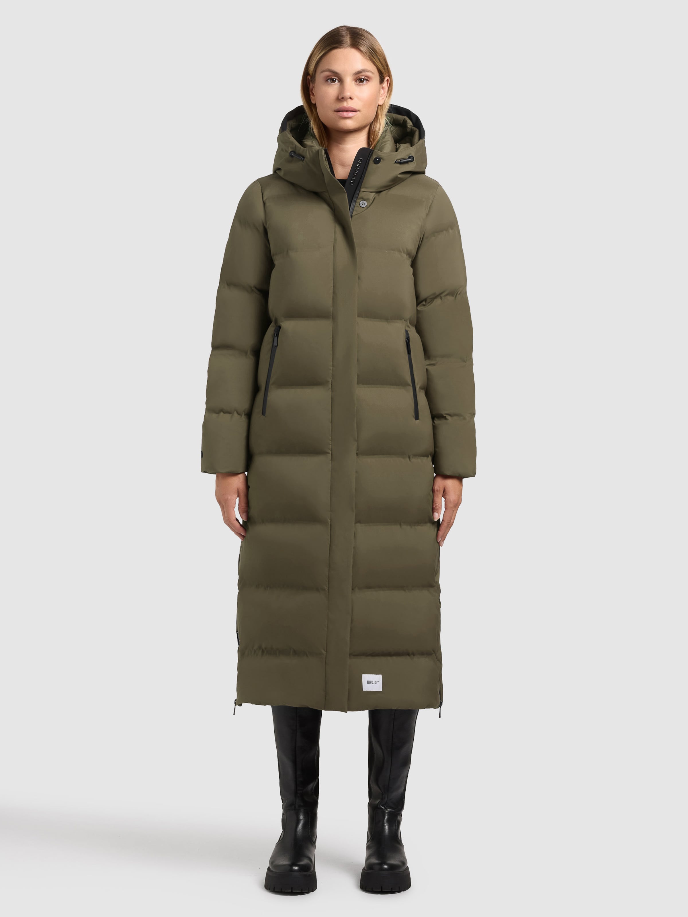 Veste D'hiver Femme Khujo Parka Vert - Taille M - Neuf Avec étiquettes