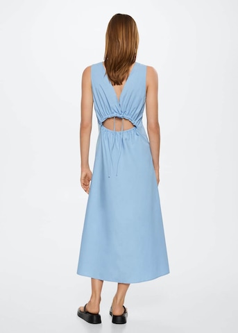 Robe 'Miril' MANGO en bleu