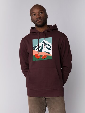 Watapparel Sweatshirt 'Countryside 04' in Red: front