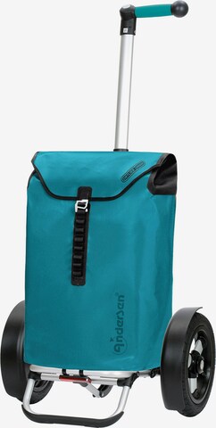 Andersen Shopper Trolley in Blauw: voorkant