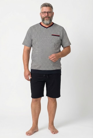 Men Plus Pyjama in Schwarz