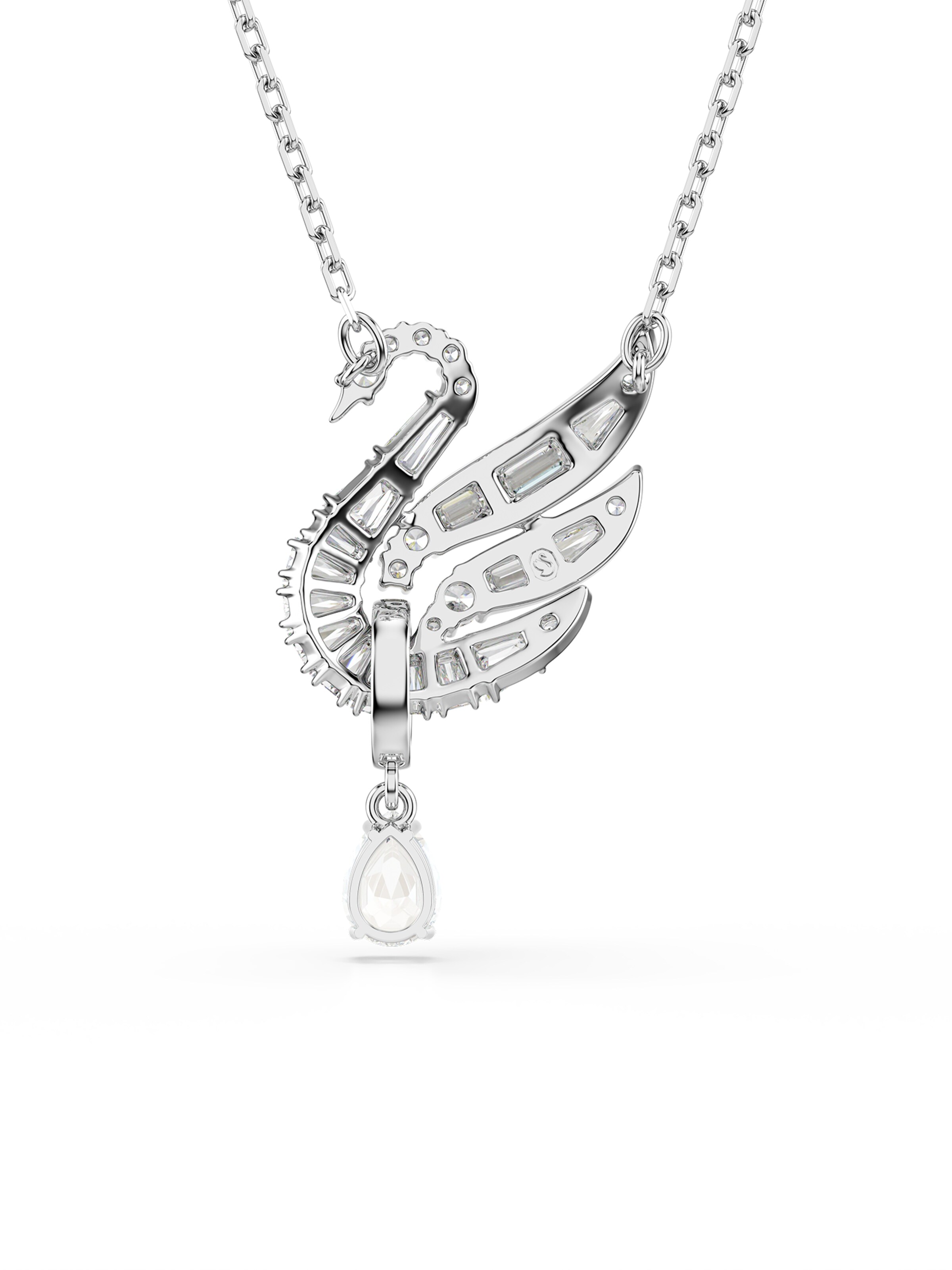 Swarovski Necklace 'Swan' in Silver