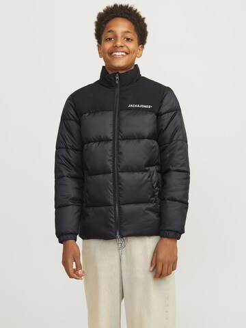 Veste d’hiver 'JJMoon' Jack & Jones Junior en noir : devant