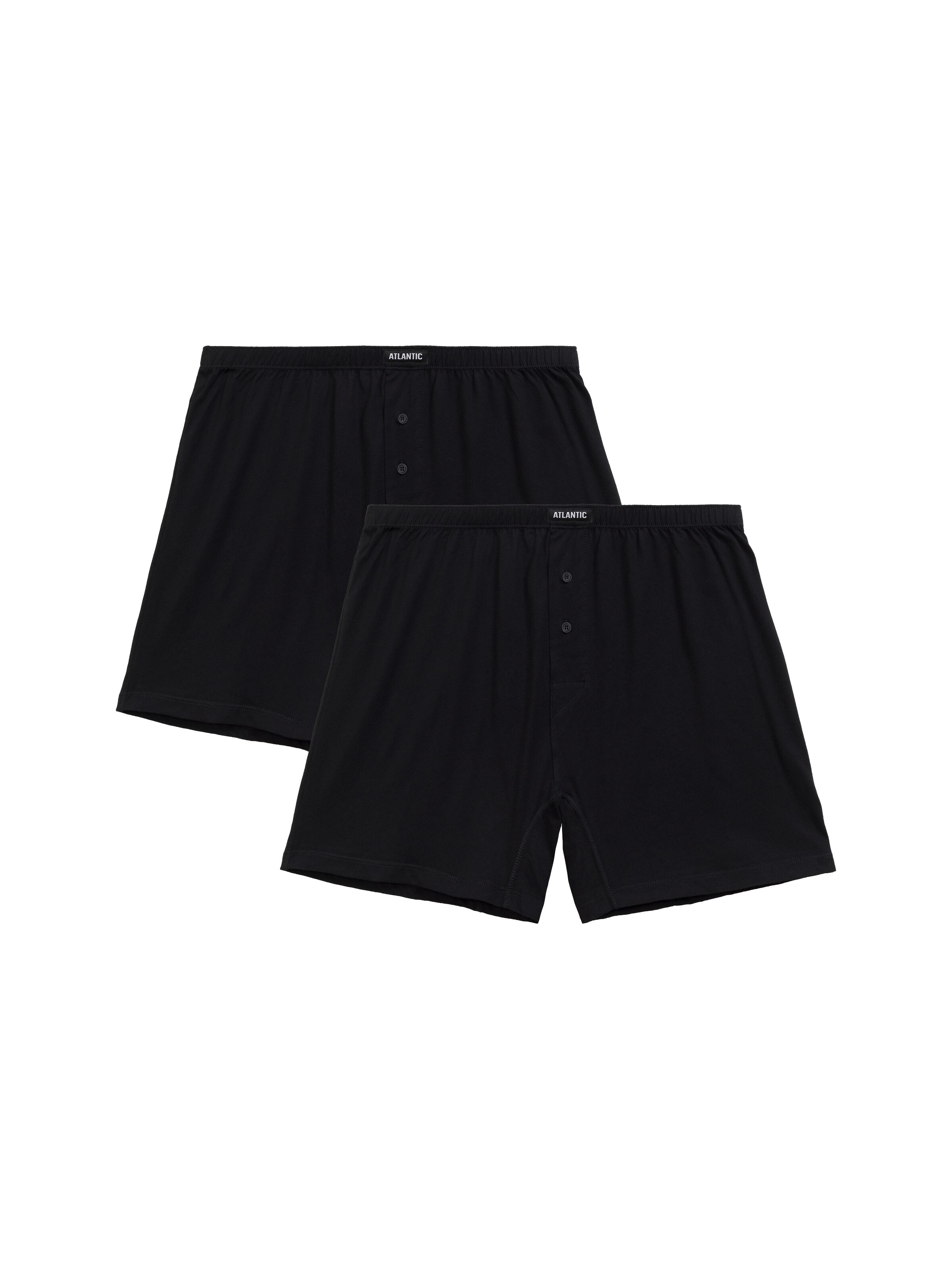 Atlantic Boxershorts 'ATLANTIC'‌‌‌‌ in Schwarz: Vorderseite