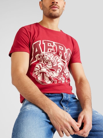 AÉROPOSTALE Shirt 'TIGERS' in Rood