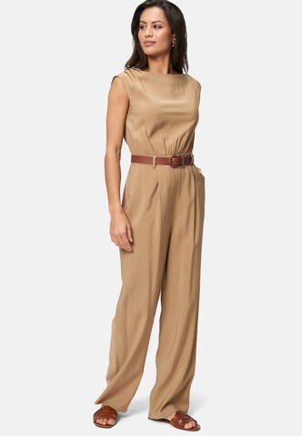 zero Jumpsuit in Beige: Vorderseite