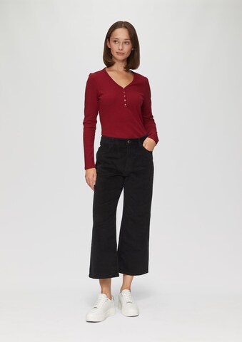 s.Oliver Wide leg Trousers in Black: front