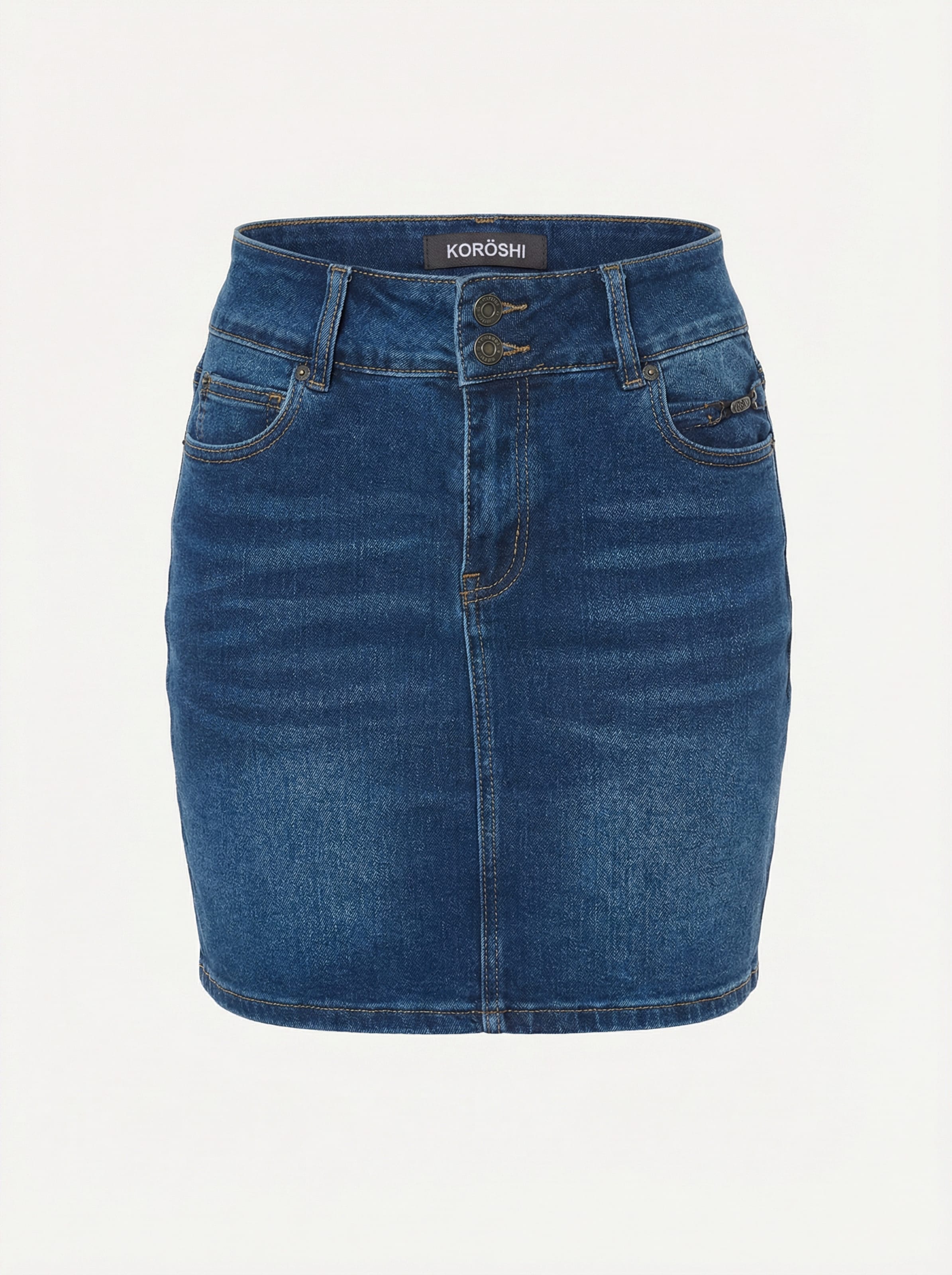 KOROSHI Rock in Blau: Vorderseite