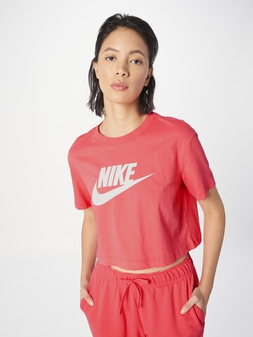 Nike Sportswear Shirt in Oranje: voorkant