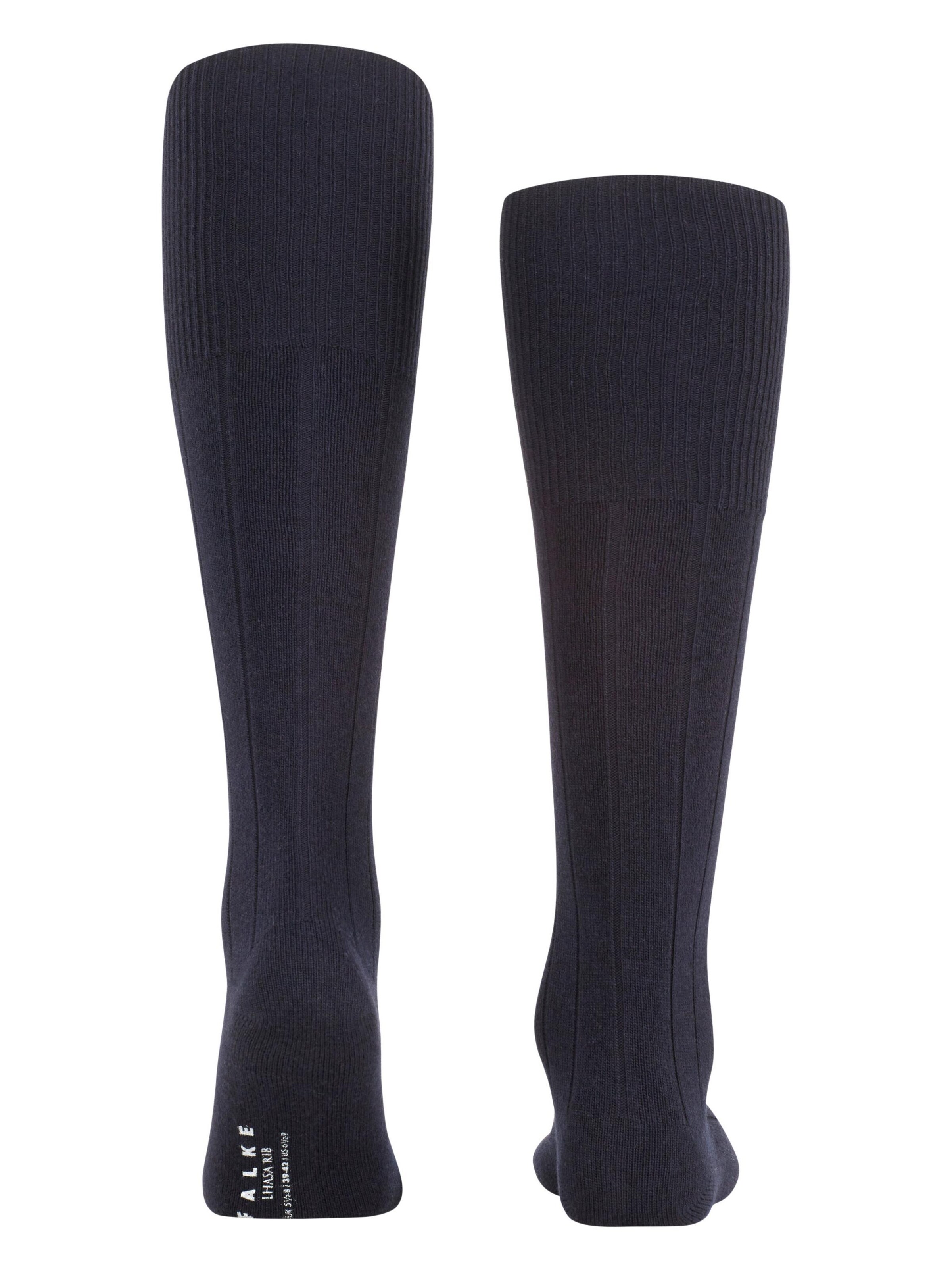 FALKE Knee High Socks 'Lhasa Rib' in Blue
