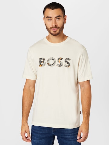 BOSS Orange Bluser & t-shirts 'Teetrury' i hvid: forside