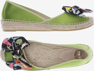 Ras Flats & Loafers in 38 in Green: front