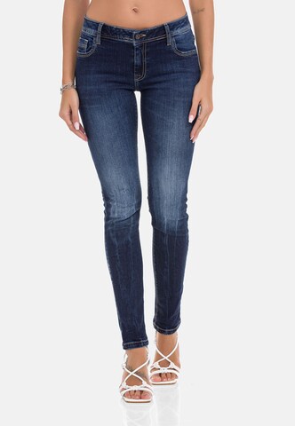 CIPO & BAXX Jeans in Blue: front