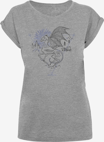 T-shirt F4NT4STIC en gris : devant