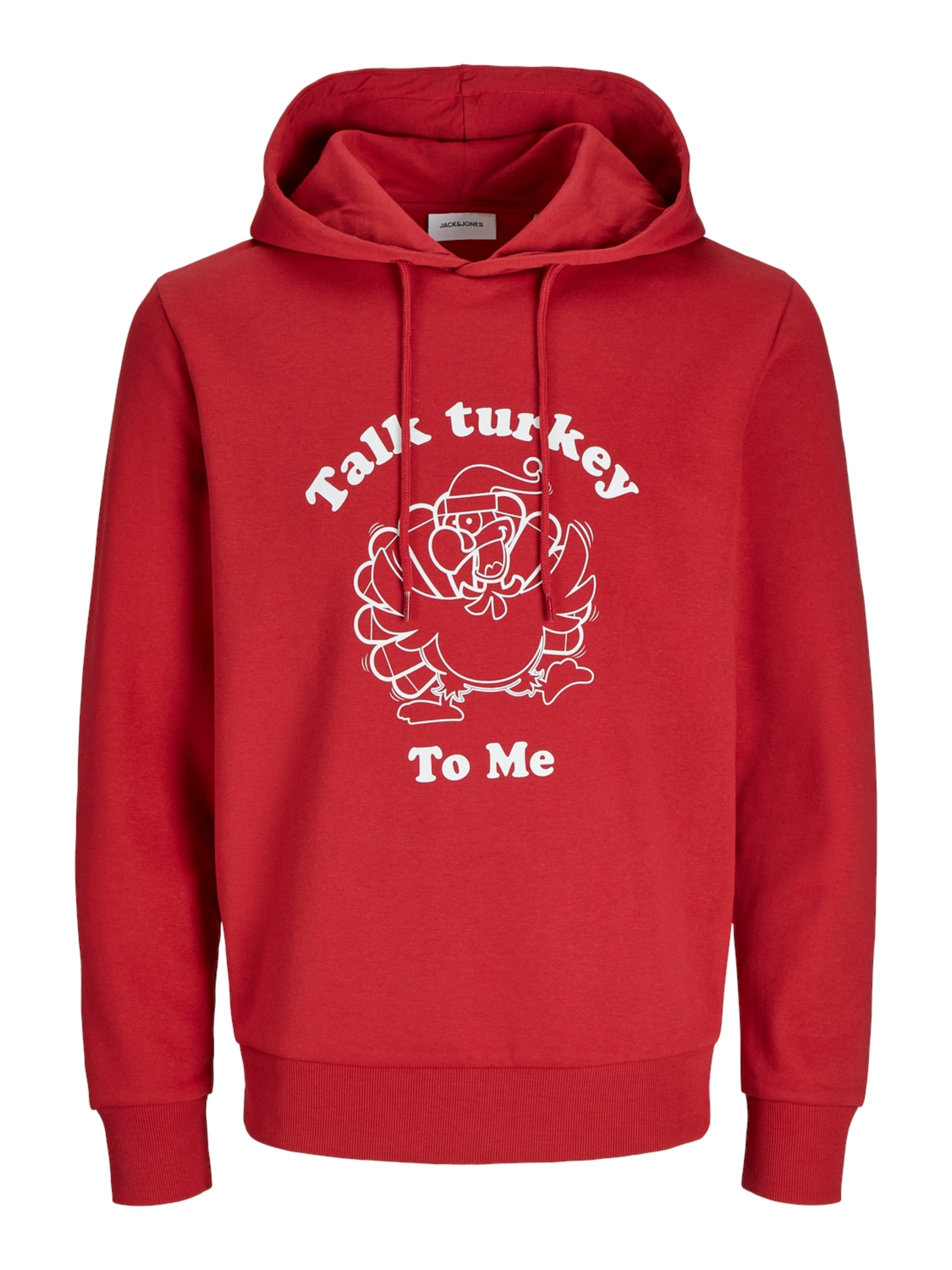 JACK & JONES Sweatshirt 'JJXMas' in Red: front